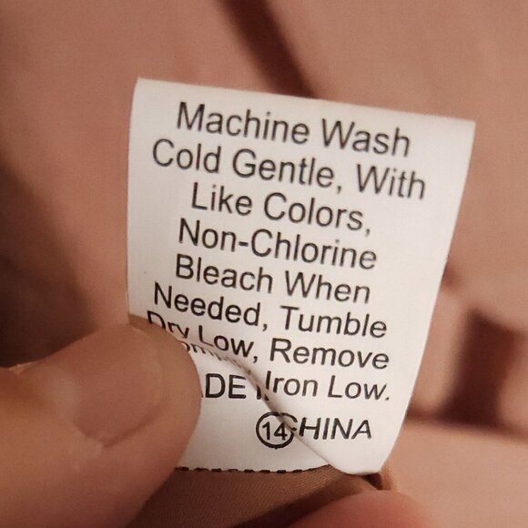 Jjwm Womens New Rose Pink Textured Faux Wrap Dress Small - Picture 10 of 10